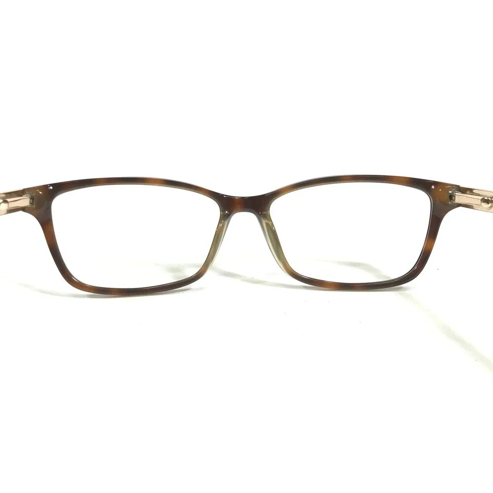 Guess Eyeglasses Frames Tortoise Beige Gold Rectangular Cat Eye 53-16-130